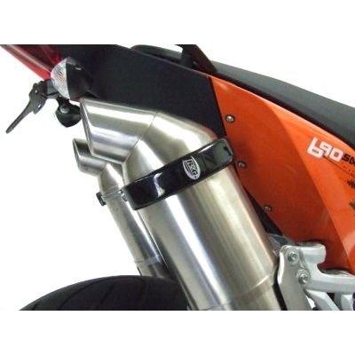 R&G EP0005BK Chránič oválné koncovky Supermoto černý
